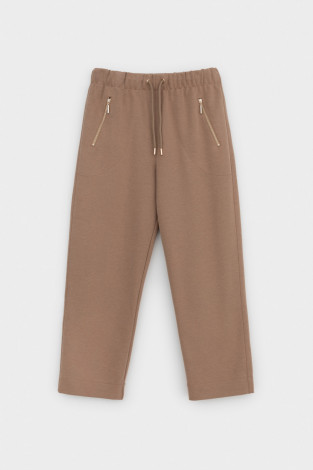 Брюки женские для мам, артикул: ЕВТ 4134, цвет: коричневый - 2 фото