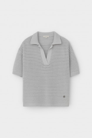 Джемперы женские для мам, артикул: ЕВ 30202, цвет: светло-серый5 - 2 фото