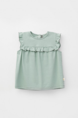 Футболка для девочки, артикул: КР 302443, цвет: минт - 2 фото