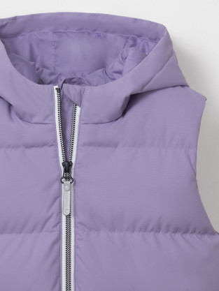 Жилет для девочки, артикул: ВК 35022/1 ГР (128-152), цвет: фиолетовый - 2 фото