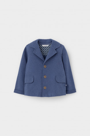 Жакет для мальчика, артикул: КР 302610, цвет: синий - 2 фото