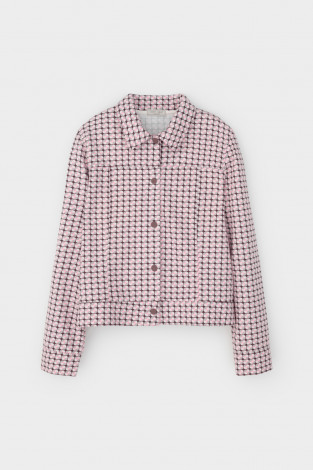 Жакеты, куртки женские для мам, артикул: ЕВТ 3307, цвет: розовый - 2 фото