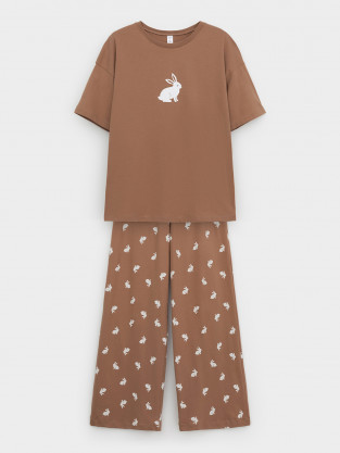 Комплекты для дома для мам, артикул: МП 20209, цвет: кофейный - 2 фото