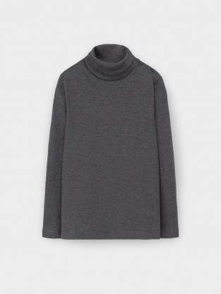 Водолазки, артикул: К 301072, цвет: темно-серый - 2 фото