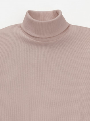 Водолазки для девочки, артикул: КР 301477, цвет: кофейный - 2 фото