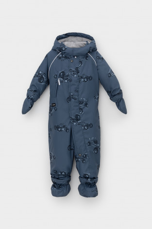 Комбинезоны утепленные для мальчика, артикул: ВК 60032/н/54 Ал, цвет: синий - 2 фото