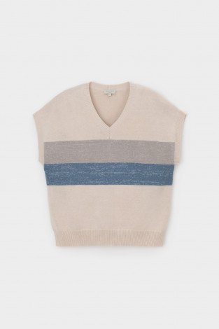 Джемперы женские для мам, артикул: ЕВ 30213, цвет: светло-бежевый - 2 фото