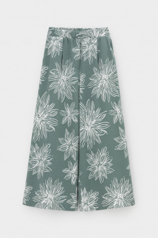 Брюки женские для мам, артикул: ЕВТ 4150, цвет: зеленый - 2 фото