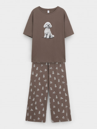 Комплекты для дома для мам, артикул: МП 20209, цвет: коричневый - 2 фото