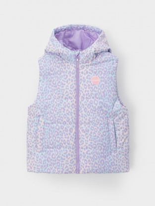 Жилет для девочки, артикул: ВК 35019/н/2 ГР (98-128), цвет: минт - 2 фото