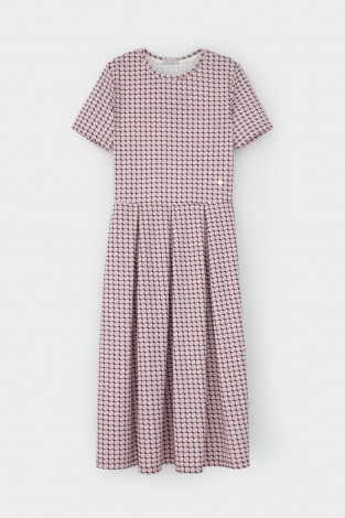 Платья женские для мам, артикул: ЕВТ 5053, цвет: розовый - 2 фото