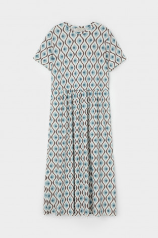 Платья женские для мам, артикул: ЕВТ 5070, цвет: бежевый - 2 фото