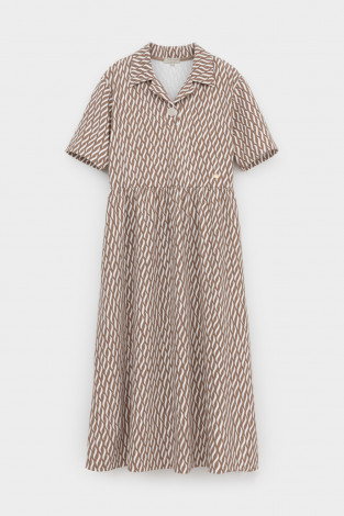 Платья женские для мам, артикул: ЕВТ 5071, цвет: бежевый - 2 фото