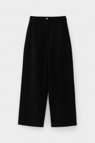 Брюки женские для мам, артикул: ЕВТ 4142, цвет: черный3 - 2 фото