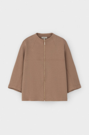 Жакеты, куртки женские для мам, артикул: ЕВТ 3281, цвет: коричневый - 2 фото