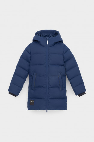 Пальто, плащи для мальчика, артикул: ВК 34070/3 УЗГ ( 98-122), цвет: синий - 2 фото