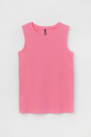 Футболка для девочки, артикул: КР 301698, цвет: ярко-розовый - 2 фото