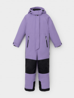 Комбинезоны утепленные для девочки, артикул: ВК 60128/1 УЗГ, цвет: фиолетовый - 2 фото