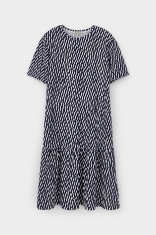 Платья женские для мам, артикул: ЕВТ 5066, цвет: синий - 2 фото