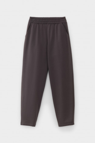 Брюки женские для мам, артикул: ЕВТ 4143, цвет: коричневый - 2 фото