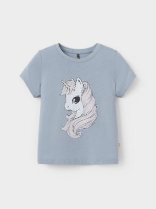 Футболка для девочки, артикул: КР 302865, цвет: голубой - 2 фото