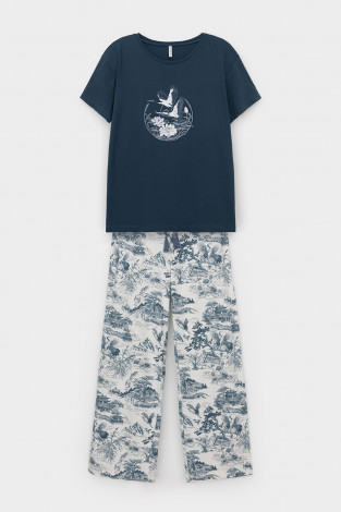 Комплекты для дома для мам, артикул: Е 20186, цвет: синий - 2 фото