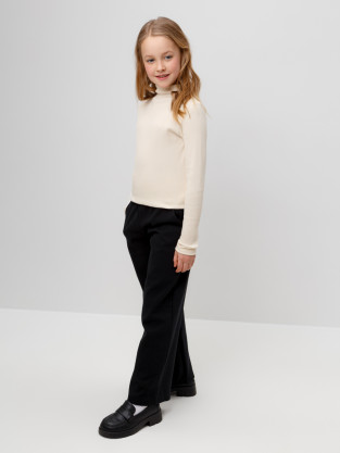 Водолазки для девочки, артикул: КР 302674-1, цвет: голубой - 2 фото